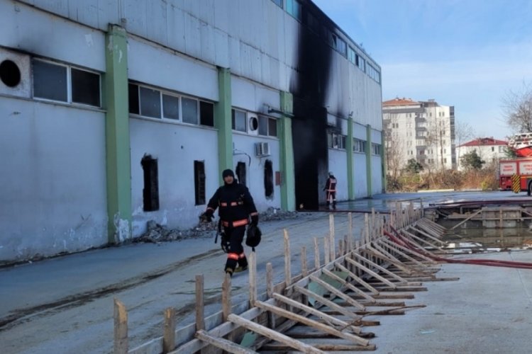 Trabzon'da depo yangını