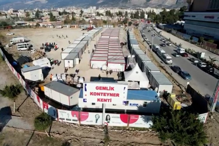 Gemlik Konteyner Kenti havadan g&ouml;r&uuml;nt&uuml;lendi