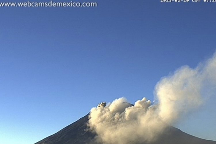 Popocatepetl Yanardağı'nda 7 patlama
