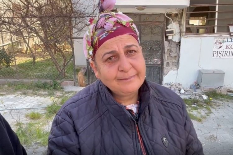 Depremzede kadının s&ouml;zleri y&uuml;rekleri yaktı