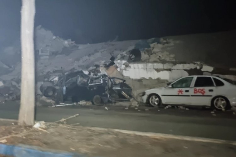 Hayalet şehre d&ouml;n&uuml;şen Kahramanmaraş, gece vakti g&ouml;r&uuml;nt&uuml;lendi