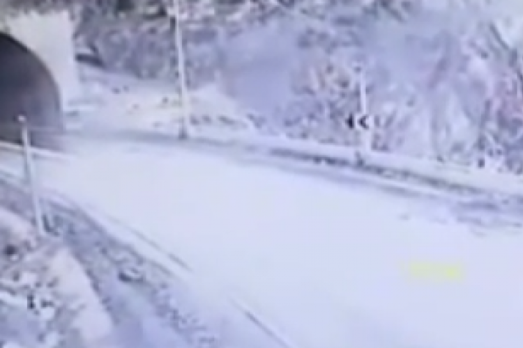 Artvin'de servis aracı heyelan altında kaldı