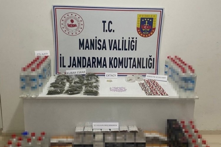 Manisa'da uyuşturucu baskını