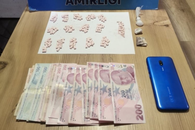 Bursa Orhangazi'de yasaklı madde ele ge&ccedil;irildi