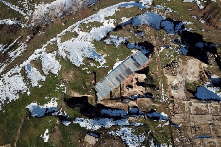 Malatya'da bulunan Arslantepe H&ouml;y&uuml;ğ&uuml; de depremde hasar aldı