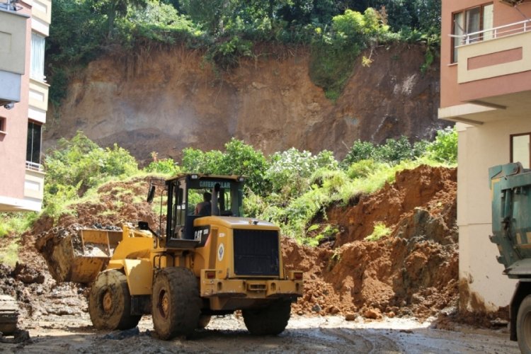 Karadeniz'de heyelanlar sıklaştı