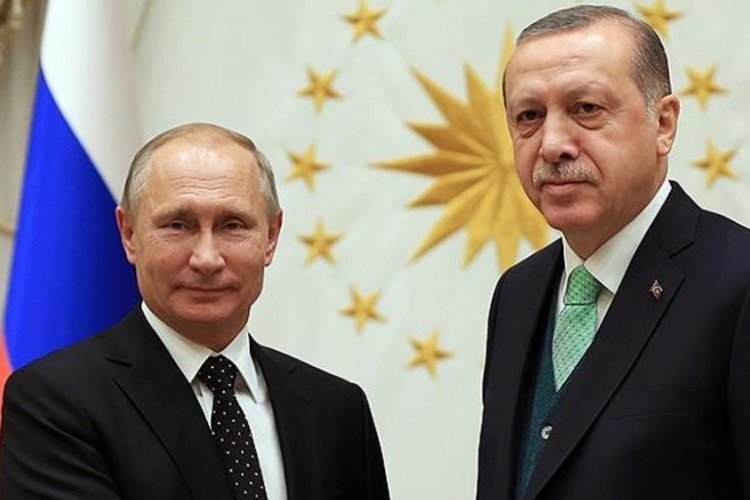 Erdoğan, Rusya Devlet Başkanı Putin ile g&ouml;r&uuml;şt&uuml;
