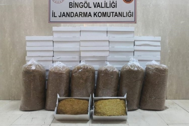 Bing&ouml;l'de 70 kilo t&uuml;t&uuml;n ele ge&ccedil;irildi