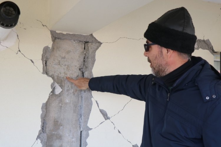 Kahramanmaraş'ta kolonlarına ekleme yapılan binaya 'az hasarlı' raporu
