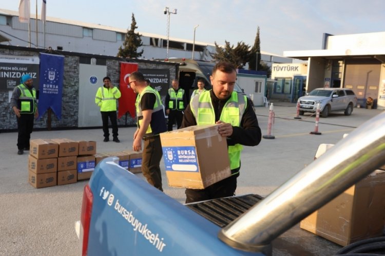 Bursa'nın Hatay seferberliği  sürüyor 