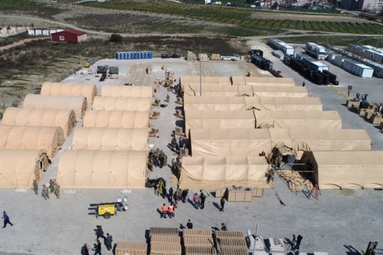 ABD Hatay'da sahra hastanesi kuruyor