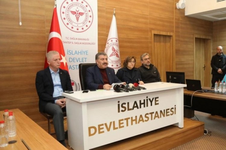 Bakan Fahrettin Koca'dan  Gaziantep'teki i&ccedil;me suyuna ilişkin a&ccedil;ıklama