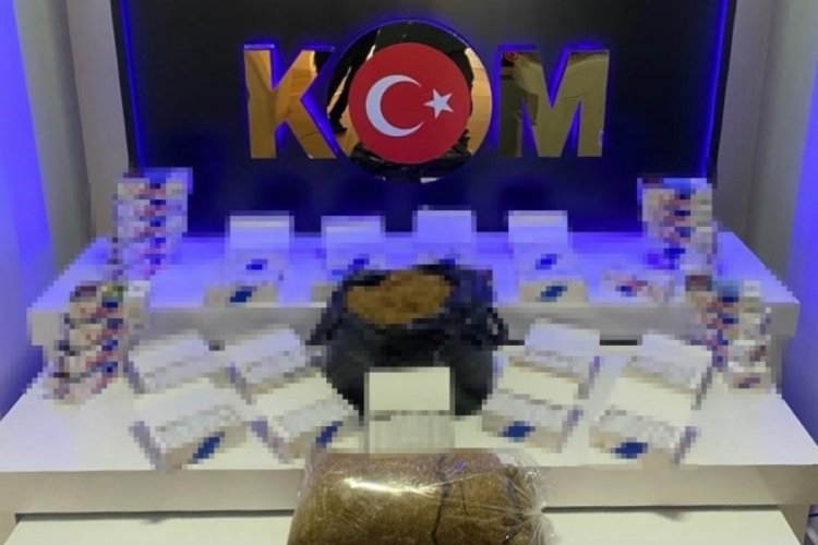 Denizli'de t&uuml;t&uuml;n ka&ccedil;ak&ccedil;ılığı yapan 4 kişi yakalandı
