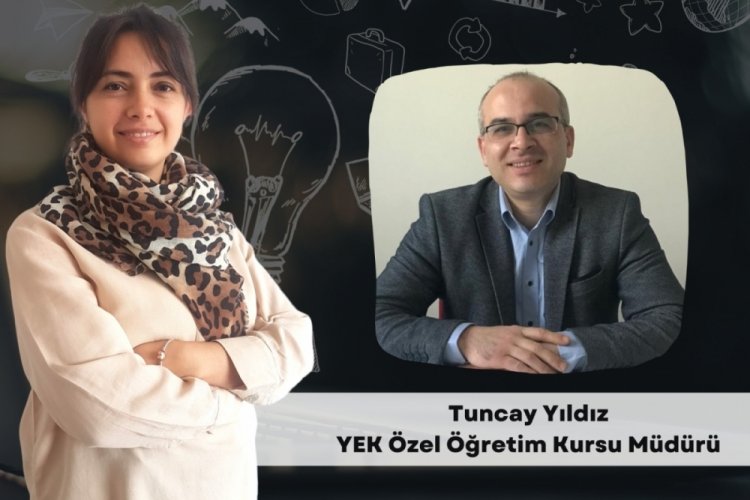 Eğitimde Bug&uuml;n'&uuml;n konuğu YEK &Ouml;zel &Ouml;ğretim Kursu M&uuml;d&uuml;r&uuml; Tuncay Yıldız