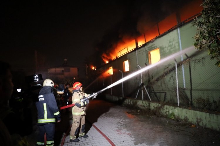 Bursa itfaiyesi gece gündüz iş başında