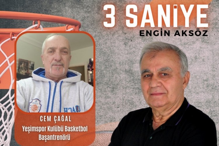 3 Saniye'nin konuğu Yeşimspor Kul&uuml;b&uuml; Basketbol Başantren&ouml;r&uuml; Cem &Ccedil;ağal