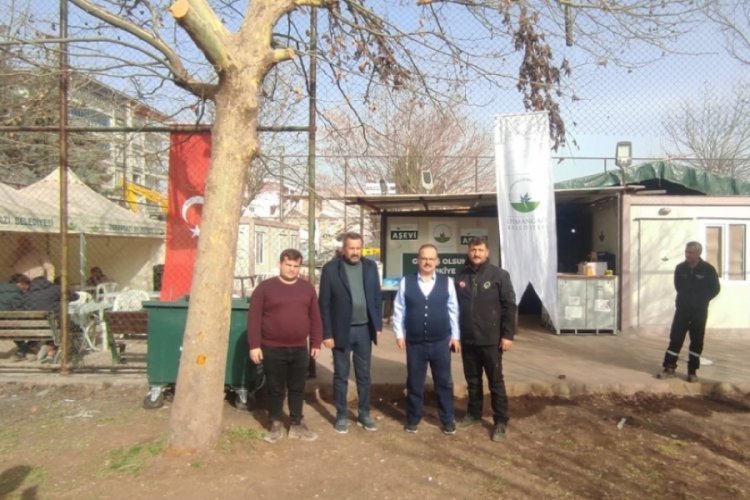 Yakup Canbolat'tan İslahiye'deki prefabrik kent &ccedil;alışmalarına ziyaret