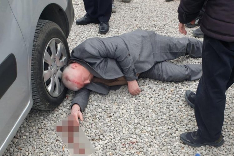 Sinop duruşma sonrası davalılar otoparkta birbirine girdi