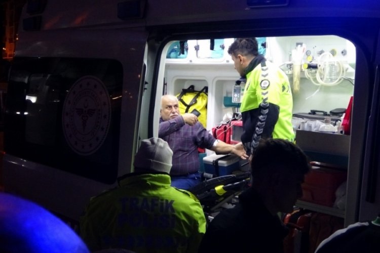 Samsun Bafra'da trafik kazası: 3 yaralı