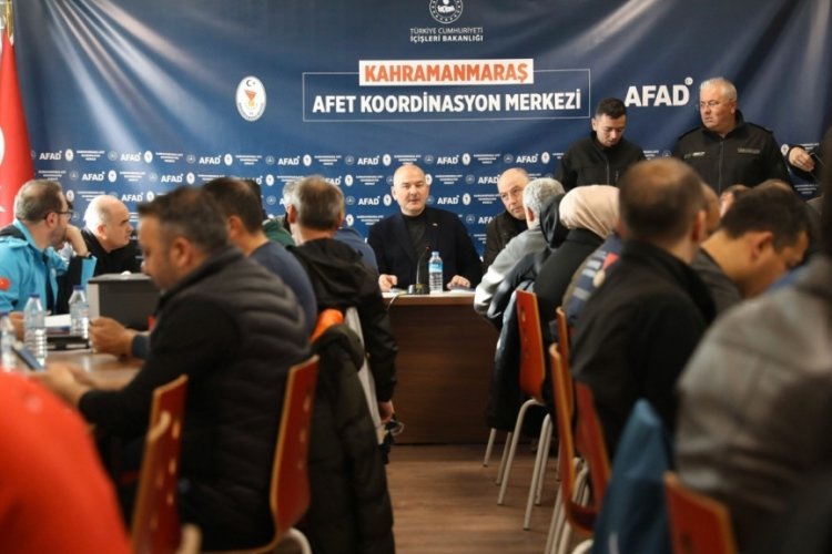 Bakan Soylu başkanlığında Afet Koordinasyon ve Değerlendirme Toplantısı ger&ccedil;ekleştiriliyor