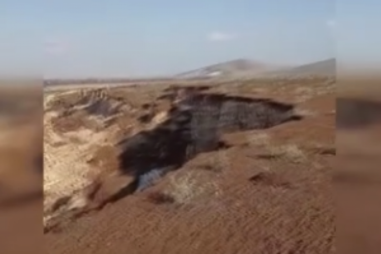 Kahramanmaraş'ta devasa g&ouml;&ccedil;&uuml;k oluştu