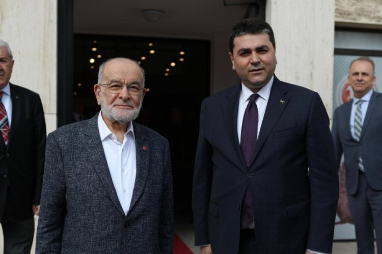 Karamollaoğlu ve Uysal bir araya geldi