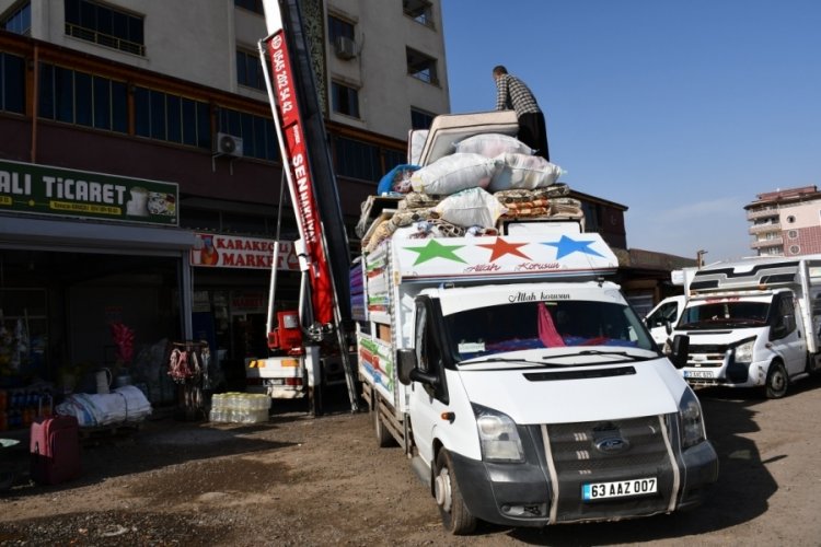 Deprem sonrası nakliyecilerde yoğunluk yaşanıyor