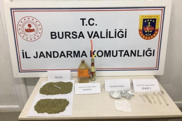 Bursa'da jandarmadan uyuşturucu operasyonu
