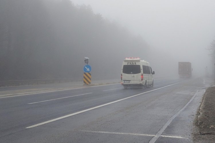 Bolu Dağı'nda sis
