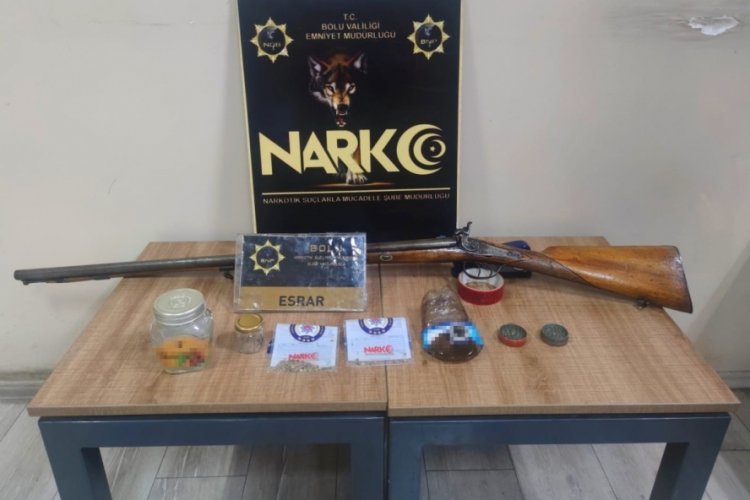 Bolu ve D&uuml;zce'de uyuşturucu operasyonu: 10 g&ouml;zaltı
