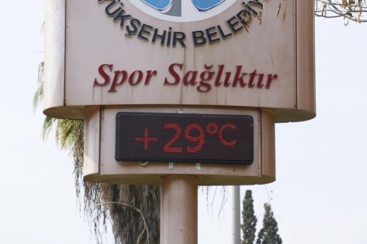 Adana'da termometreler 29 dereceyi g&ouml;sterdi