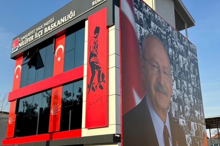 CHP Nil&uuml;fer İl&ccedil;e &Ouml;rg&uuml;t&uuml;, Fethiye'deki yeni merkezine taşındı