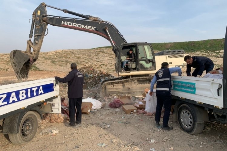 Şanlıurfa'da tarihi ge&ccedil;miş tonlarca et ele ge&ccedil;irildi