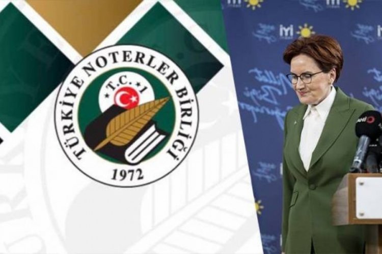 Noterlerden Meral Akşener'e tepki