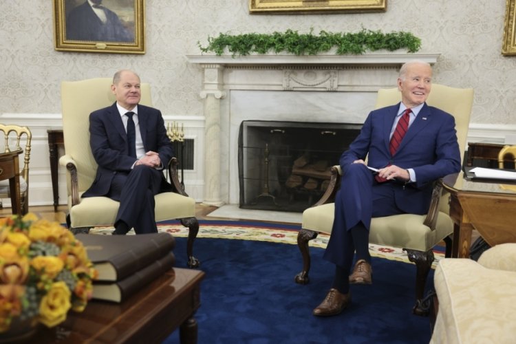 Biden-Scholz g&ouml;r&uuml;şt&uuml;