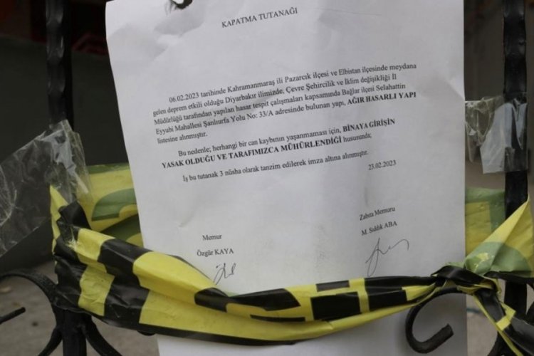 Diyarbakır'da 'ağır hasarlı ev orta hasarlıya d&ouml;nd&uuml;' iddiası ortalığı karıştı