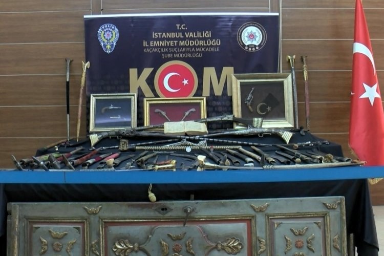 İstanbul'da &ccedil;ok sayıda tarihi eser ele ge&ccedil;irildi