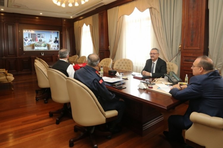 Bursa Valiliği G&uuml;venlik ve Koordinasyon Toplantısı'na katıldı