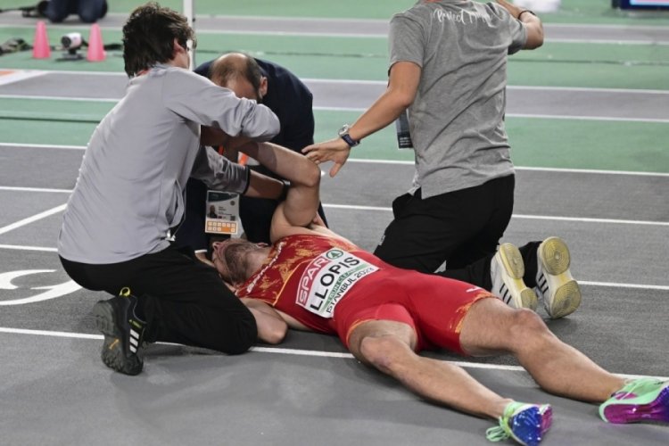 Ankara'daki atletizm şampiyonasında korku dolu anlar!
