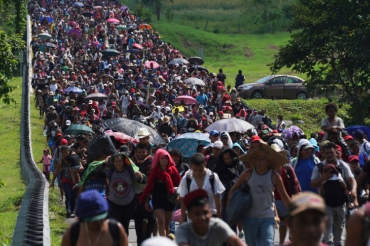 Meksika'da TIR kasasında 343 d&uuml;zensiz g&ouml;&ccedil;men bulundu