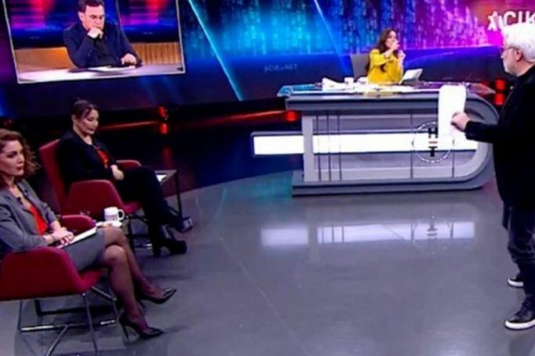 Sevilay Yılman ve Hasan &Ouml;zt&uuml;rk birbirine girdi! St&uuml;dyoyu terk etti