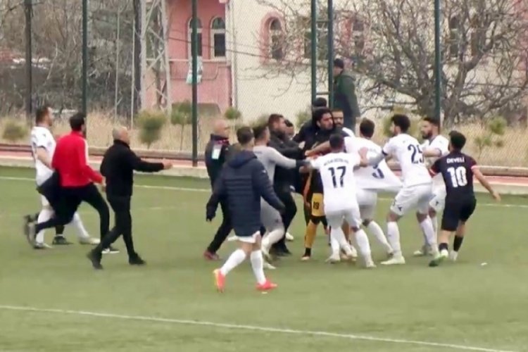 Kayseri BAL'da ma&ccedil; sonrası kavga