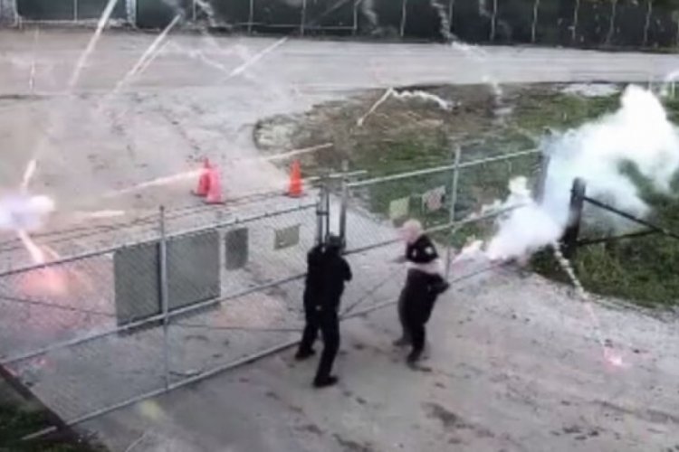 ABD'deki polis eğitim merkezi inşaatına saldırı: 35 g&ouml;zaltı