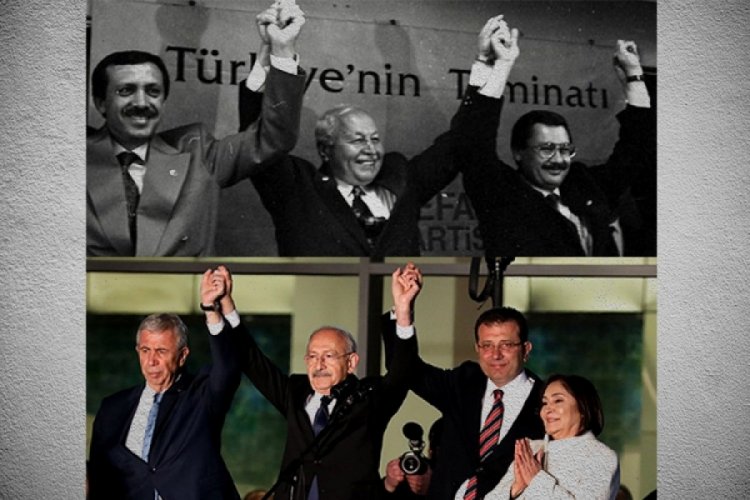 Kılı&ccedil;daroğlu'ndan İstanbul ve Ankara Belediye Başkanlarıyla Erbakan pozu