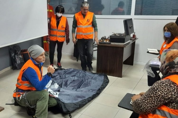 Bursa Gemlik'te afet bilinci mahallelere yayılıyor
