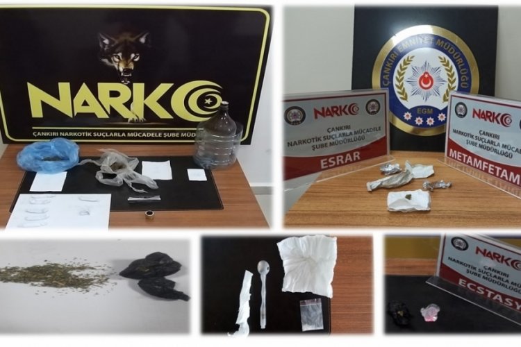 &Ccedil;ankırı'da uyuşturucu operasyonunda 4 kişi tutuklandı