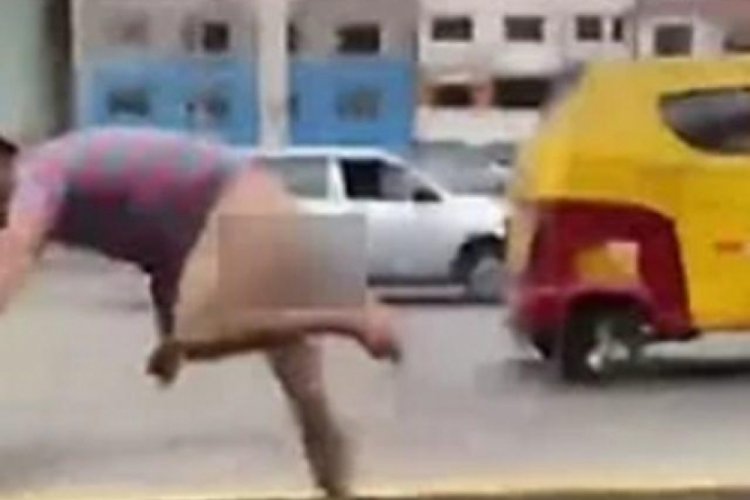 Sevgilisinin kocasına yakalanınca yarı &ccedil;ıplak pencereden atladı!