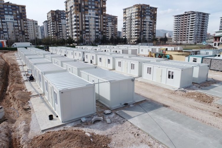 Malatya'da konteyner kentinin ilk etabı tamamlandı