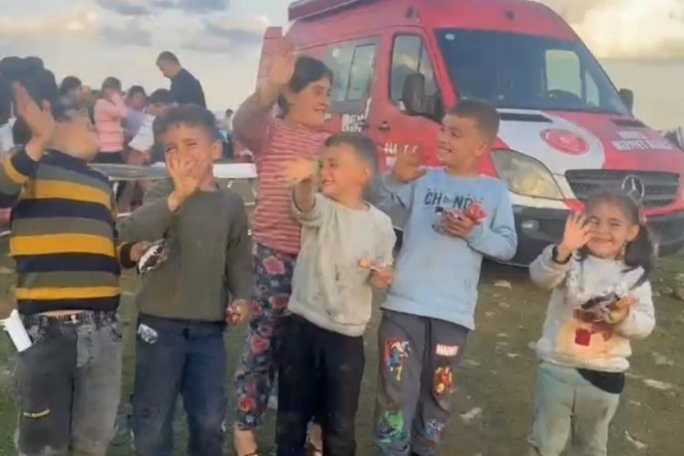 Hatay Hassalı &ccedil;ocuklardan Bursa'ya selam var