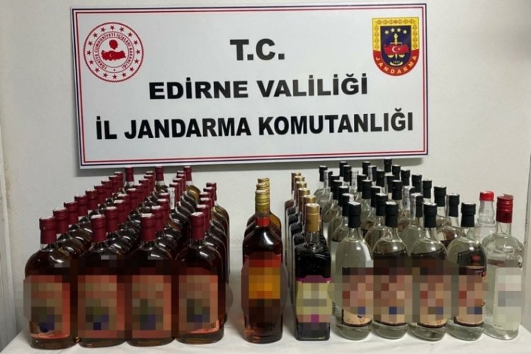 Edirne'de ka&ccedil;ak&ccedil;ılık operasyonu